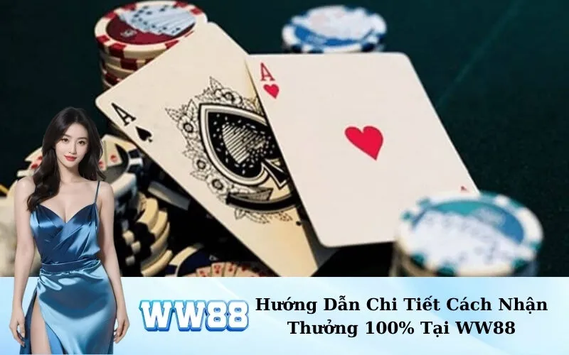 Hướng Dẫn Chi Tiết Cách Nhận Thưởng 100% Tại WW88